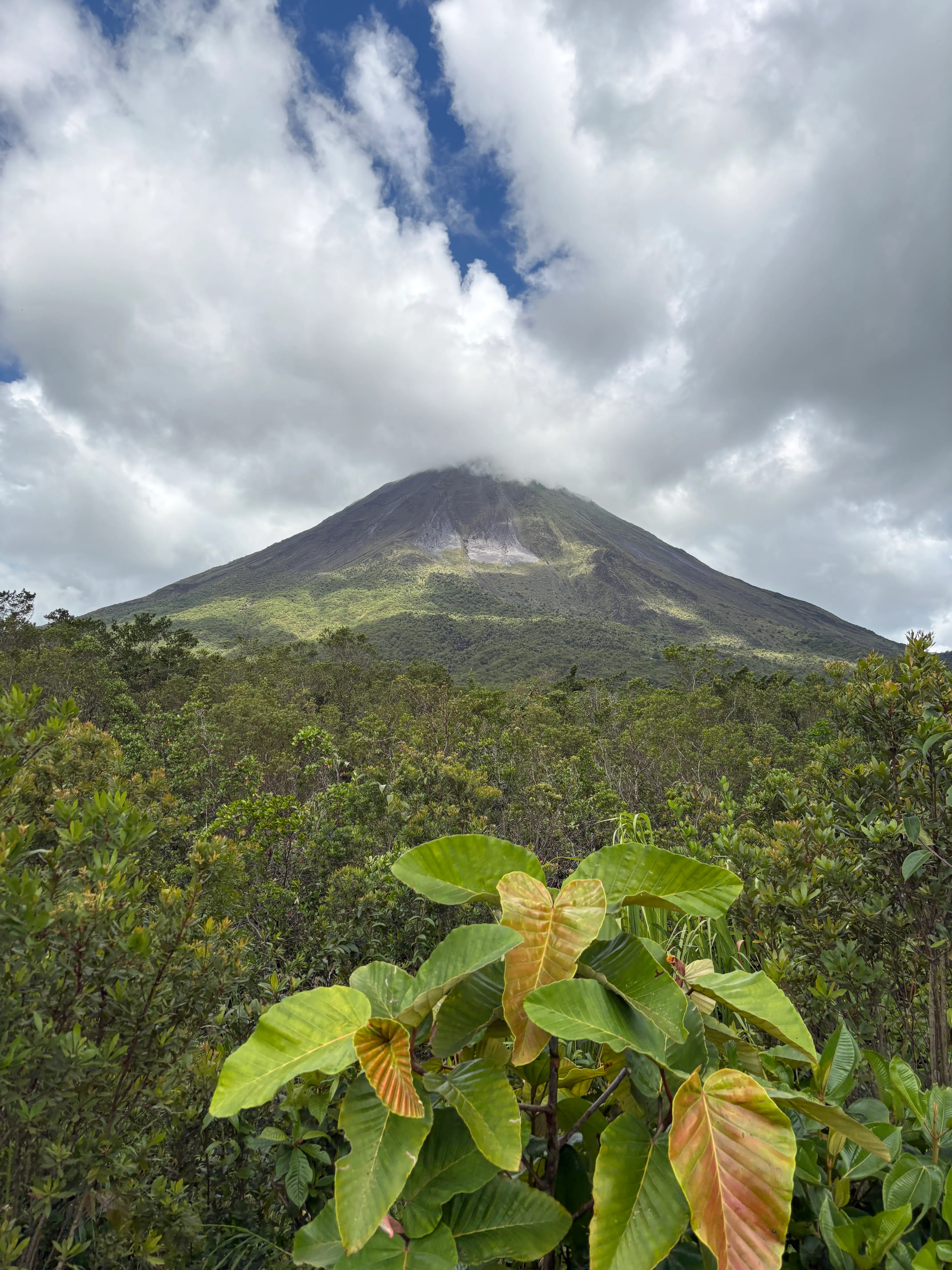 Costa Rican volcano landscape